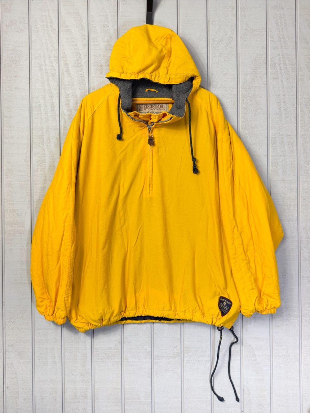 Vintage Abercrombie Fitch Jacket Men L Anorak Fleece Lined 90s Gorpcore Ski Hike